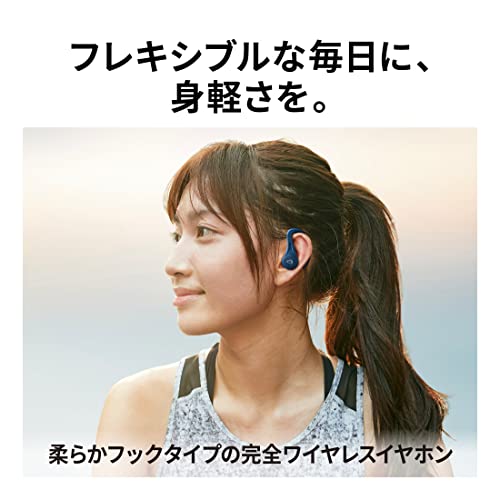 JVCケンウッド Victor HA-EC25T 完全ワイヤレスイヤホン 耳かけ式 本体質量6.9g(片...