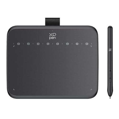 XPPen ペンタブレット 6インチ ペンタブ 傾き検知機能搭載 充電不要ペン 8個ショートカットキー osu専用 Windows Mac An