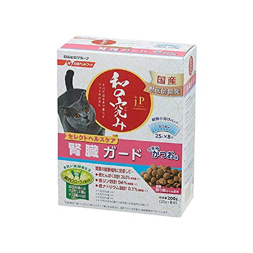 ジェーピースタイル キャットフード 和の究み &lt腎臓ガード) かつお味 国産 200グラム (x 12) (ケース販売)