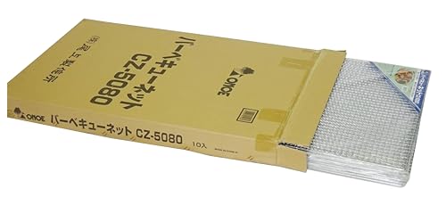 尾上製作所(ONOE) 10枚入り バーベキューネットCZ-5080 G-CZ-5080 [50×80cm 業務用セット バーベキュー BBQ