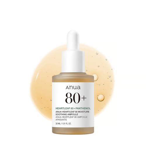 ANUA (アヌア) ドクダミ80水分アンプル30ml 美容液 セラム 水分保湿 角質ケア ヒアルロン酸 ゆらぎ肌 オイリー肌 heartleaf serum スキンケア 韓国美容液 韓国コスメ ・
