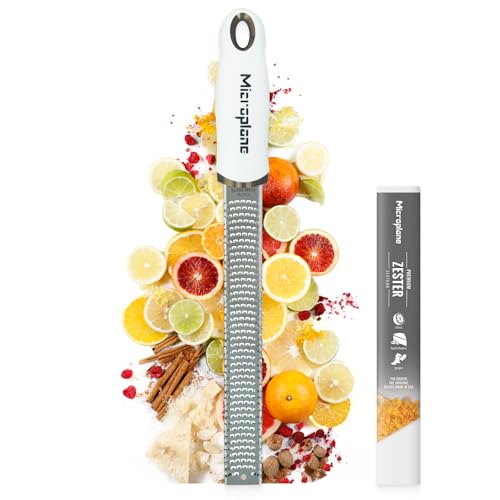 【正規品/オリジナルレシピ付/料理のプロも愛用】 マイクロプレイン(Microplane) おろし器 ゼスターグレーター プレミアムシリーズ チ