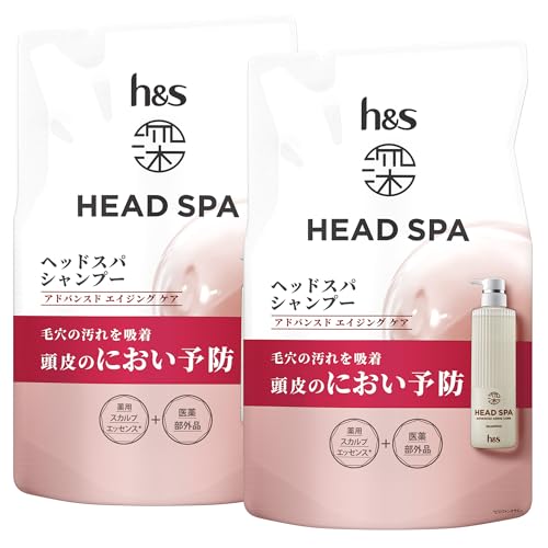 樂天商城 - h&s 深ヘッドスパ アドバンスド エイジング ケア シャンプー詰め替え 350g×2個 エイチアンドエス