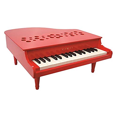 KAWAI ミニピアノP-32 レッド 本体サイズ:幅42.50cm×高さ18.50cm×奥行45.00cm 1163