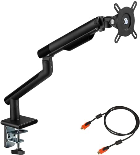 iggy（イギー）13〜32型 耐荷重2〜9kg 快適ワークのモニターアーム DA112 (All Black)