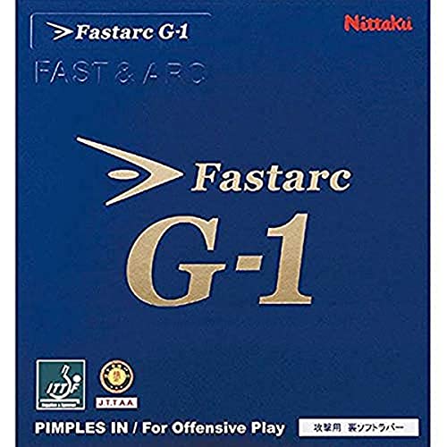 ニッタク(Nittaku) 卓球 ラバー ファスタークG-1 裏ソフト テンション ブラック 厚 NR8702 ニッタク(Nittaku) 卓球 ラバー ファスタークG-1 裏ソフト テンション ブラック 厚 NR8702