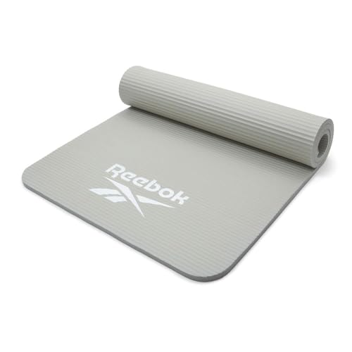 樂天商城 - Reebok(リーボック) トレーニングマット 15mm ヨガマット フィットネス ヨガ ピラティス エクササイズ マット 厚め 幅広 防音 グ