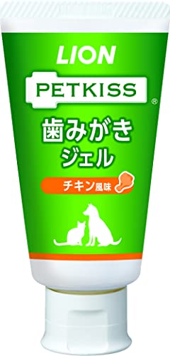 ライオン PETKISS 歯みがきジェル チキン風味 ペット用 単品 LIONPET