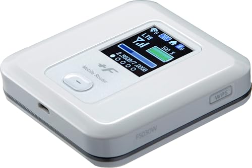 富士ソフト(Fujisoft) +F FS030W（シャインホワイト） モバイルWi-Fiルーター SIMフリー