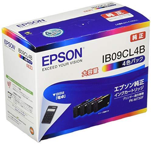 樂天商城 - エプソン 純正 インクカートリッジ IB09CL4B 4色パック 大容量インク