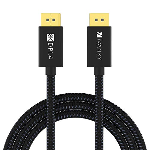 iVANKY 8K DPケーブル Displayport ケーブル 1.4【VESA認証】3M ディスプレイポート ケーブ ル ゲーミング モニ