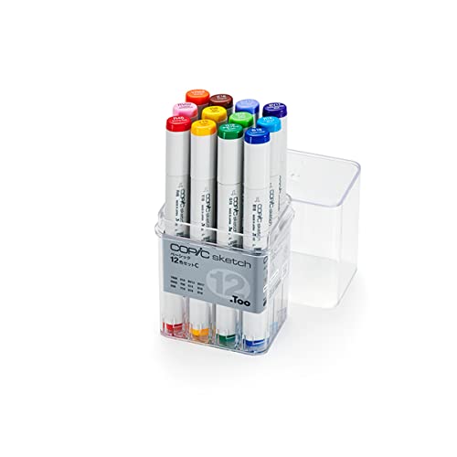 樂天商城 - コピック(COPIC) Too コピック スケッチ ベーシック 12色セット C イラストマーカー マーカー マーカーペン
