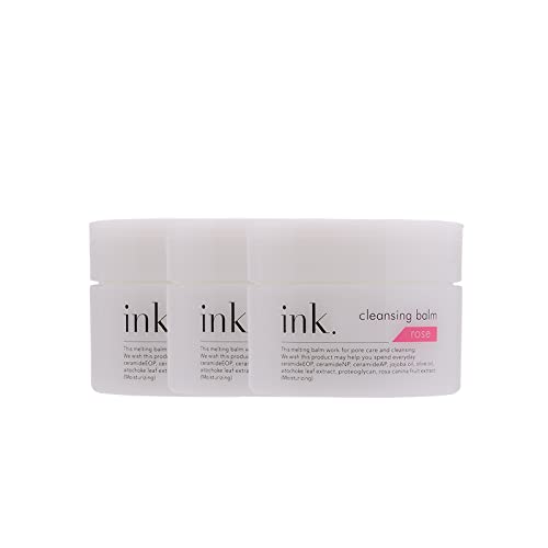 ink.（インク）クレンジングバーム 3個セット (ローズ) 90g × 3個