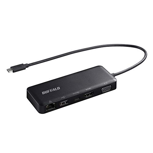 Хåե BUFFALO USB Type-C³ 5-in-1 ɥå󥰥ơ LUD-U3-CGD/N PowerDeliver