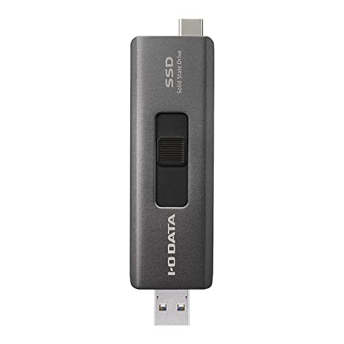 アイ・オー・データ IODATA スティックSSD 1TB USB-A&USB-C搭載 小型 ポータブル【iPad/Windows/Mac/PS