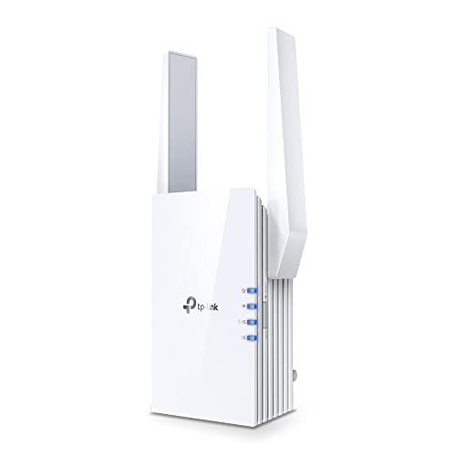 AX3000規格 外部アンテナモデル・ホワイト RE705X/A・・Style:AX3000規格 外部アンテナモデル・[特徴] 外部アンテナ搭載の超高速Wi-Fi中継機 。5GHz:2402 Mbps + 2.4GHz 574 Mbps・[HE160対応] HE160対応で高速通信を実現・[TP-Link OneMesh対応] TP-Link専用メッシュWi-Fi機能 OneMeshに対応。同じくOneMesh対応のルーターと繋げてWi-Fi環境を構築できます。・[アクセスポイントモード搭載]　有線LANでつなげられるギガビットポート搭載。有線LANルーターと有線接続してWi-Fi通信用アクセスポイントを構築します。・[アプリ対応] スマホアプリTetherに対応。RE705X/A
