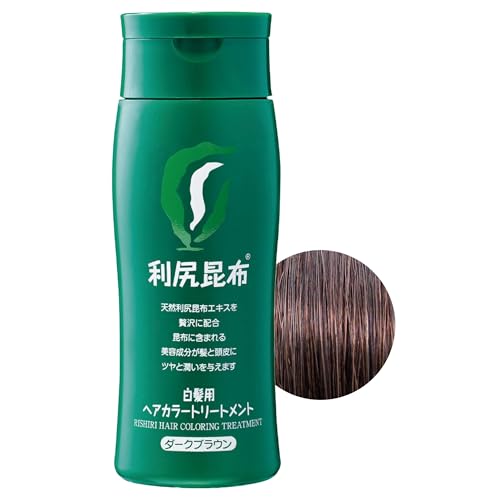樂天商城 - Sastty[白髪用] 利尻ヘアカラートリートメント 200g（ダークブラウン）
