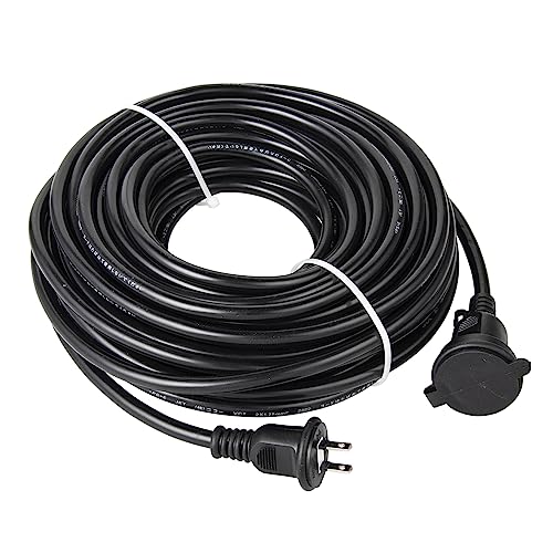 樂天商城 - NICOH(ニコー) 防雨 ソフト 延長コード 20m 15A 1500Wまで 耐トラッキングカバー付 屋外用 屋外 防水 防雨コード 延長ケー