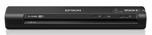エプソン スキャナー ES-60WB (モバイル/A4/USB対応/Wi-Fi対応/ブラック)