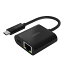 Belkin USB-C to Gigabit Ethernet + USB-C 60W PD対応 有線LAN 変換アダプター iPad / i