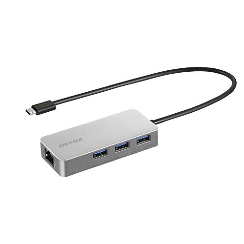 BUFFALO Giga対応 Type-C ドッキングステーション LANアダプター 有線LANポート搭載 USB3.2(Gen1) 日本メーカ