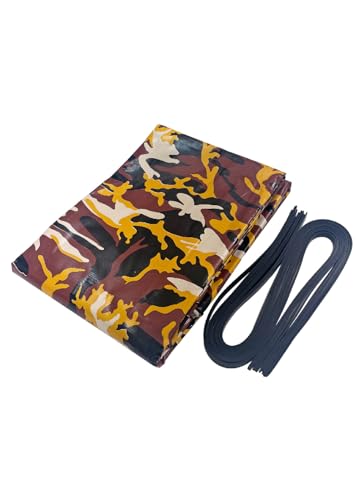 04)ブラウン(TKM-02)ブラウン/約1.74x2.4m/TKM-02・PatternName:トラック用シートStyle:04)ブラウン(TKM-02)・軽トラックの積み荷の保護に ハトメ(バンド取付穴)が20ヶ所あるので、しっかり留めれる 本体サイズ：約1.74x2.4m 固定用ゴムバンド付き 約80cmx10本 重さ：約2.2kg・材質：生地/ポリエステル、ポリ塩化ビニール、ハトメ/アルミニウム・仕様：固定用ゴムバンド付き 約80cmx10本・本体サイズ：約1.74x2.4m　重さ：約2.2kg●軽トラックの積み荷の保護に ●軽トラック荷台用 迷彩柄シート ブラウン ●紫外線やホコリ、水滴等から積み荷を守る。 ●強度に優れ、耐候性と作業性に優れたターポリン生地を採用。 【使用上の注意】 タバコの火など、火気に近づけないようご注意ください。 鋭利な突起物があたると破れる恐れがあります。 墜落防止用やハンモックとしてのご使用はしないでください。破損して墜落や転落などの人身事故につながる恐れが あります。 長期間日光に当たる場所で使用しますと、シートの強度が低下したり防水性が損なわれる場合があります。長期間ご使用する場合は、定期的な点検をお願いします。 屋内の風通しのよい場所に保管してください。