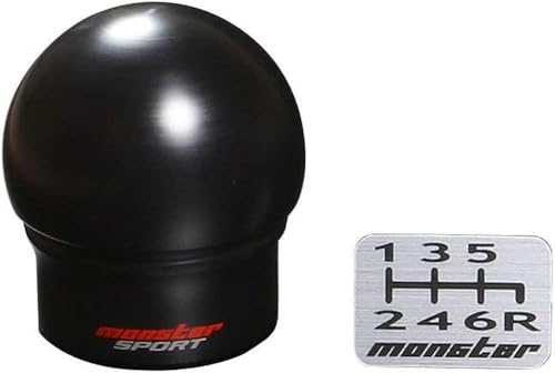 Rakuten - MONSTER SPORT モンスターシフトノブCタイプ M12×P1.25 球型 黒 φ=47mm h=51.5mm スイフトスポーツ[ZC3