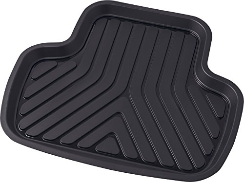 Rakuten - ボンフォーム (BONFORM) フロアマット 3Dプライム リヤ用 ブラック Sサイズ 48×41cm 6279-06-08