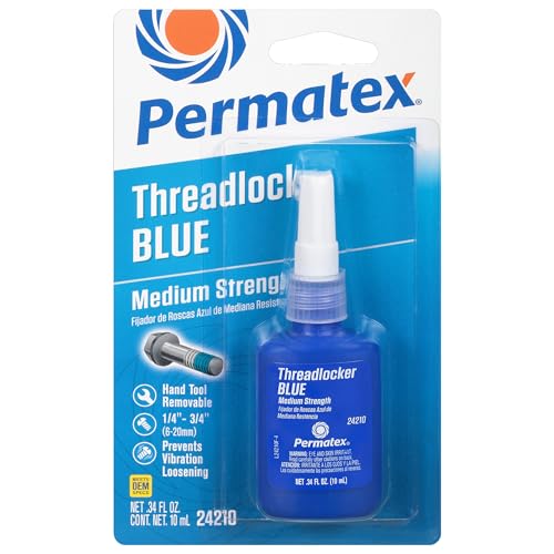 Permatex パーマテックス medium strength threadlocker blue 10 ml bottole (中強度スレッ