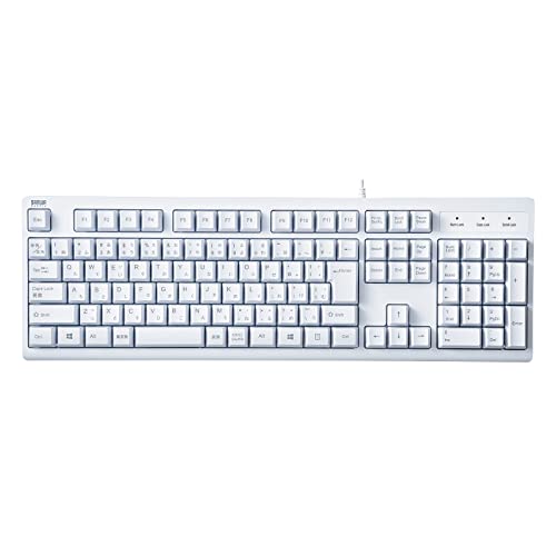 サンワサプライ キーボードカバー(SKB-109U/P・BS6シリーズ用) FA-TSKB109UP クリア