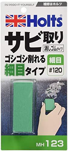 細目 #120不明/-/MH123・パッケージ個数:1・サビの上からこするだけで、カンタンにサビを取り除きます。・【用途】自動車、オートバイ、自転車の車体及び鉄のサビ取り商品紹介 サビの上からこするだけでカンタンにサビを取り除きます。 使用上の注意 サビ以外の部分をこするとキズがつく恐れがありますのでサビ以外の部分にあたらないように細心の注意を払って下さい。メッキ部分には使用しないでください。腐食状態のひどいサビは落とせない場合があります。