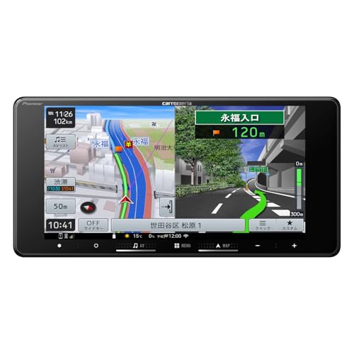 Pioneer カーナビ AVIC-RW122 楽ナビ 7インチ 200mmワイド HD IPS 無料地図更新 Bluetooth カロッツェリ