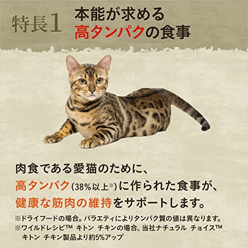 nutro ニュートロ キャット ワイルド レシピ キトン チキン 子猫用 2kg キャットフード グレインフリー 2