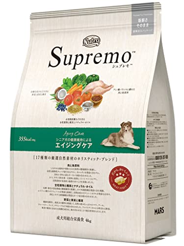 nutro ニュートロ シュプレモ エイジングケア 4kg ドッグフード