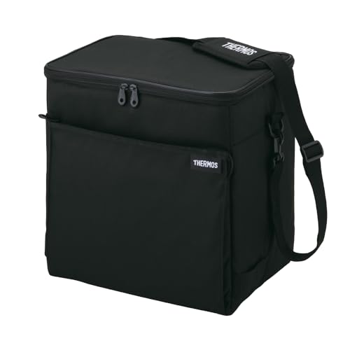樂天商城 - サーモス ソフトクーラー 20L オールブラック 保冷バッグ 5層断熱構造 折りたためてコンパクト はっ水加工生地 ボックス型 大容量モデル R