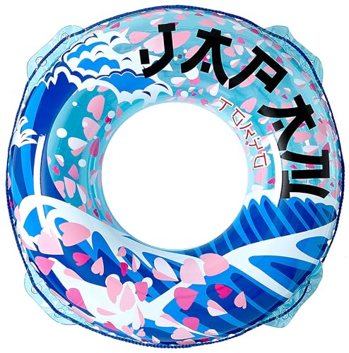ブルー/大/RLC-290V・対象年齢：12歳以上・サイズ：90cm・ロープ付き・かんたん空気栓装着商品・膨らんだ状態の浮輪の内周が約110〜115センチの浮輪です。男女問わず大人1人が入れる大きさです。膨らんだ状態の浮輪の内周が約110〜115センチの浮輪です。男女問わず大人1人が入れる大きさです。