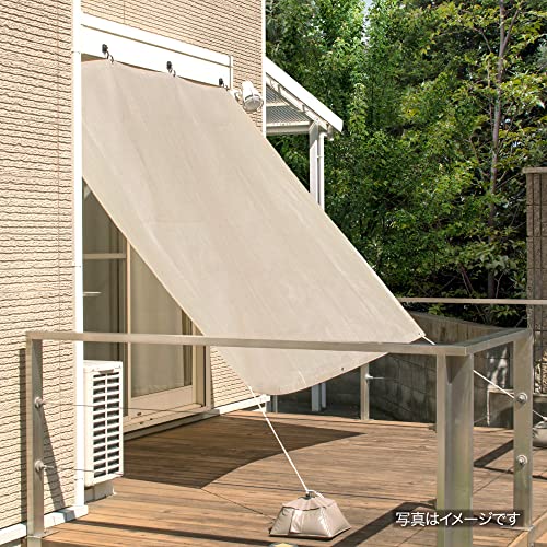 Sun Shades - タカショー 日よけ 雨よけシェード グレー 2×2m ポリエチレン JWP 雨ガード シェード サンシェード オーニング JWP-W20GY