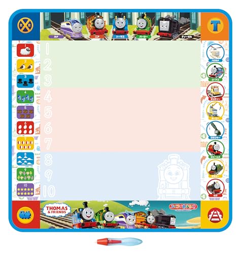 パイロット スイスイおえかき きかんしゃトーマス3カラーおえかき&すうじ 1.5歳以上