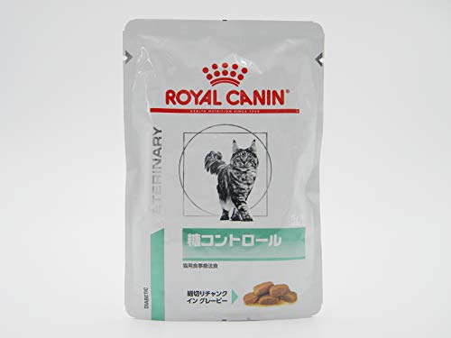 【療法食】 ロイヤルカナン キャットフード 糖コントロール パウチ 85グラム (x 24)