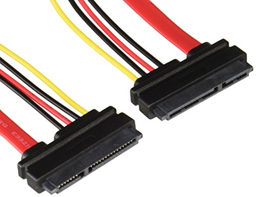Iee1394 Cable - 変換名人 SATA(7ピン)+SATA電源(15ピン) (メス - メス) SPBB-CA50