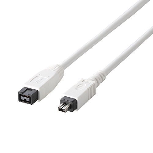Iee1394 Cable - エレコム FireWireケーブル (IEEE1394b 9pin to 4pin) 1m IE-941WH