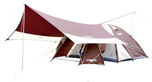 Tents, Tarps - キャプテンスタッグ(CAPTAIN STAG) テント タープ 延長ベルト セット BLACK PACKAGE エクスギアツールームドームテント