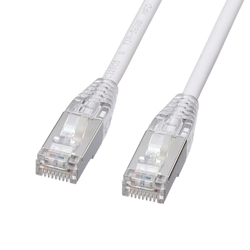 Iee1394 Cable - サンワサプライ カテゴリ5eSTP LANケーブル（スリム、やわらか、ツメ折れ防止コネクタ、1m・ホワイト） KB-SL5STPS-01W