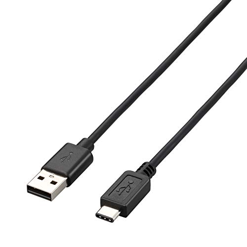 ブラック/2m/U2C-AC20BK・Size:2m・パッケージ個数:1・USBStandard-Aを搭載しているパソコンなどに、USBType-Cを搭載している機器を接続し、充電やデータ転送ができるUSB2.0ケーブルです。・USB3.1/3.0/2.0端子搭載のパソコンで使用可能です。・USBType-Cコネクタは、ウラ、オモテに関係なく両面挿せます。・最大15W(5V/3A)の大電流で接続機器の充電が可能です。ご使用になるパソコンなどの性能によって、供給される電流値が異なります。USBPowerDelivery非対応です。・最大480Mbpsの高速データ転送が可能です。【仕様】 コネクタ形状:USB2.0Standard-Aオス-USBType-Cオス 対応機種:USBStandard-A端子搭載のパソコン及びUSBType-C端子搭載のパソコン周辺機器 ケーブル長:2.0m ケーブル太さ:4.0mm 規格:USB2.0規格準拠 対応転送速度:最大480Mbps理論値 プラグメッキ仕様:金メッキピン シールド方法:2重シールド ツイストペアケーブル(通信線): カラー:ブラック パッケージ形態:PET箱+紙台紙 【説明】 USBStandard-Aを搭載しているパソコンなどに、USBType-Cを搭載している機器を接続し、充電やデータ転送ができるUSB2.0ケーブルです。 USB3.1/3.0/2.0端子搭載のパソコンで使用可能です。 USBType-Cコネクタは、ウラ、オモテに関係なく両面挿せます。 最大15W(5V/3A)の大電流で接続機器の充電が可能です。ご使用になるパソコンなどの性能によって、供給される電流値が異なります。USBPowerDelivery非対応です。 最大480Mbpsの高速データ転送が可能です。 難燃性の素材を使用し、安全性を高めています。 外部ノイズの干渉から信号を保護する2重シールドケーブルを採用しています。 サビなどに強く信号劣化を抑える金メッキピンを採用しています。 Macbook(2015春)の充電ケーブルとして使用可能です。(「Apple10W/12WUSB電源アダプタ」と本製品を接続し、本体の充電を確認済。ただし、本体添付の「Apple29WUSB-C電源アダプタ」利用時と比べ、充電速度が低下します。) 【商品に関するお問い合わせ】 エレコム総合インフォメーションセンター TEL.0570-084-465 FAX.0570-050-012 受付時間/10:00~19:00年中無休
