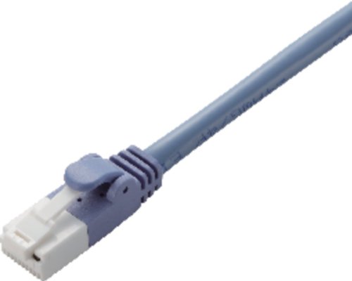 ブルー/1m/LD-CTT/BU1/RS・Size:1m・パッケージ個数:1・Cat5e準拠LANケーブルのスタンダードタイプです。・ツメ折れ防止プロテクターと屈曲に対する耐久性が高い素材のコネクターを採用したダブル構造で、ツメが折れにくいLANケーブルです。 1000回の屈曲検査に合格(当社検証)・ツメ折れによるケーブルの脱落を防止し、長期にわたってしっかりとLANポートに固定することができます。・100BASE-TXや1000BASE-Tの環境で安定したデータ転送が可能です。・十字介在をなくしたヨリ線仕様なので、やわらかく取り回しが簡単で、狭い場所での敷設も容易です。【 仕様 】 カラー:ブルー インターフェイス:RJ-45コネクター 環境配慮事項:EU RoHS指令準拠(10物質) 規格:Cat5e準拠(10BASE-T/100BASE-TX/1000BASE-T対応) 伝送速度:1Gbps 伝送帯域:100MHz ケーブル長:約1m コネクター含まず ケーブル太さ:約5.35mm 芯数:8芯 結線方式:ストレート結線 ヨリ対芯線(ツイストペアケーブル): シールド:無し(UTP仕様) 十字介材:× 外部シース(被膜)材質:PVC レングスマーク付:× 導体構成:ヨリ線(24AWG) コネクタ有無:両端コネクター付 モールド加工コネクタ: スリムコネクタ: 爪折れ防止カバー付コネクタ: ケーブル巻取り機能:× パッケージ形態:ポリ袋(環境配慮タイプ) 爪の折れないコネクタ: PoE:× 【 説明 】 Cat5e準拠LANケーブルのスタンダードタイプです。 ツメ折れ防止プロテクターと屈曲に対する耐久性が高い素材のコネクターを採用したダブル構造で、ツメが折れにくいLANケーブルです。 1000回の屈曲検査に合格(当社検証) ツメ折れによるケーブルの脱落を防止し、長期にわたってしっかりとLANポートに固定することができます。 100BASE-TXや1000BASE-Tの環境で安定したデータ転送が可能です。 十字介在をなくしたヨリ線仕様なので、やわらかく取り回しが簡単で、狭い場所での敷設も容易です。 隣接するポートに干渉せず接続できるスリムコネクターを採用しています。 60度傾斜試験(JIS C 3005)に合格する難燃性を有しています。 EUの「RoHS指令(電気・電子機器に対する特定有害物質の使用制限)」に準拠(10物質)した、環境にやさしい製品です。 自社環境認定基準を1つ以上満たし、『THINK ECOLOGY』マークを表示した製品です。 環境保全に取り組み、製品の包装容器が紙・ダンボール・ポリ袋のみで構成されている製品です。 【商品に関するお問い合わせ】 エレコム総合インフォメーションセンター TEL. 0570-084-465 FAX. 0570-050-012 受付時間 / 10:00~19:00 年中無休
