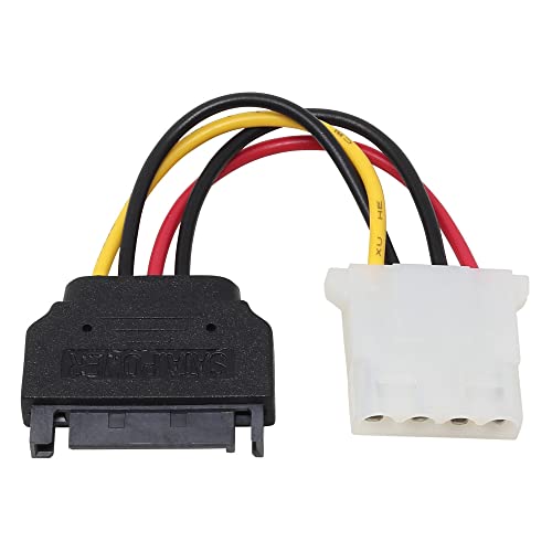 Iee1394 Cable - アイネックス(AINEX)SA-075B 電源変換ケーブルSATA15P-大4P