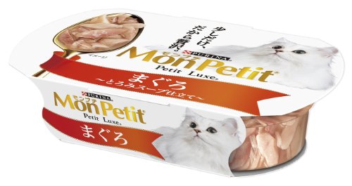 モンプチ プチリュクスカップ 成猫用 まぐろ とろみスープ仕立て 57g×48個入り (ケース販売) [キャットフード]