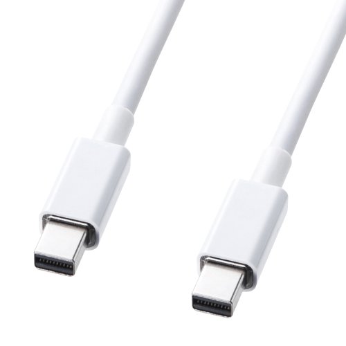 Rakuten - サンワサプライ MiniDisplayPortケーブル(ミニDisplayPortオス-ミニDisplayPortオス) 2.0m ホワイト K