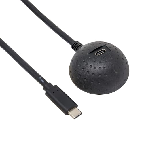 アイネックス 卓上型USB-C延長ケーブル 5Gbps マグネット内蔵 1m U31CC-MF10DSK