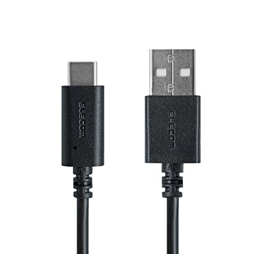 スタンダード1_ブラック/0.1m/MPA-AC01BK・Size:0.1mPatternName:単品・パッケージ個数:1・USB Standard-A端子を搭載したパソコン・充電器と、USB Type-C端子を搭載したスマートフォンなどの接続ができるUSB2.0ケーブル。・USB Standard-Aを搭載しているパソコン及び充電器、モバイルバッテリーなどに、USB Type-Cを搭載しているスマートフォンやタブレットを接続し、充電やデータ転送ができるUSB2.0ケーブルです。・USB Type-Cコネクタは、ウラ、オモテに関係なく両面挿せます。・最大15W(5V/3A)の大電流で接続機器の充電が可能です。ご使用になるパソコンなどの性能によって、供給される電流値が異なります。USB Power Delivery非対応です。・最大480Mbpsの高速データ転送が可能です。【 仕様 】 コネクタ形状:USB2.0 Standard-Aオス-USB Type-Cオス 対応機種:USB Standard-A端子搭載のパソコン・充電器・モバイルバッテリーおよび、USB Type-C端子搭載のスマートフォン・タブレットなど ケーブル長:0.1m コネクタ含まず ケーブル太さ:3.2mm 規格:USB2.0規格準拠 対応転送速度:最大480Mbps 理論値 パワーデリバリー対応:× プラグメッキ仕様:金メッキピン シールド方法:2重シールド ツイストペアケーブル(通信線): カラー:ブラック パッケージ形態:ブリスター+紙台紙 【 説明 】 USB Standard-Aを搭載しているパソコン及び充電器、モバイルバッテリーなどに、USB Type-Cを搭載しているスマートフォンやタブレットを接続し、充電やデータ転送ができるUSB2.0ケーブルです。 USB Type-Cコネクタは、ウラ、オモテに関係なく両面挿せます。 最大15W(5V/3A)の大電流で接続機器の充電が可能です。ご使用になるパソコンなどの性能によって、供給される電流値が異なります。USB Power Delivery非対応です。 最大480Mbpsの高速データ転送が可能です。 難燃性の素材を使用し、安全性を高めています。 外部ノイズの干渉から信号を保護する2重シールドケーブルを採用しています。 サビなどに強く信号劣化を抑える金メッキピンを採用しています。 EUの「RoHS指令(電気・電子機器に対する特定有害物質の使用制限)」に準拠(10物質)した、環境にやさしい製品です。 【商品に関するお問い合わせ】 エレコム総合インフォメーションセンター TEL. 0570-084-465 FAX. 0570-050-012 受付時間 / 10:00~19:00 年中無休